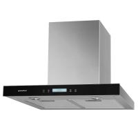 Вытяжка купольная Prima plus 60 (600х500хh400(780)) (Материал Металл/Стекло , Цвет Металлик/Черный) в Саках от производителя 