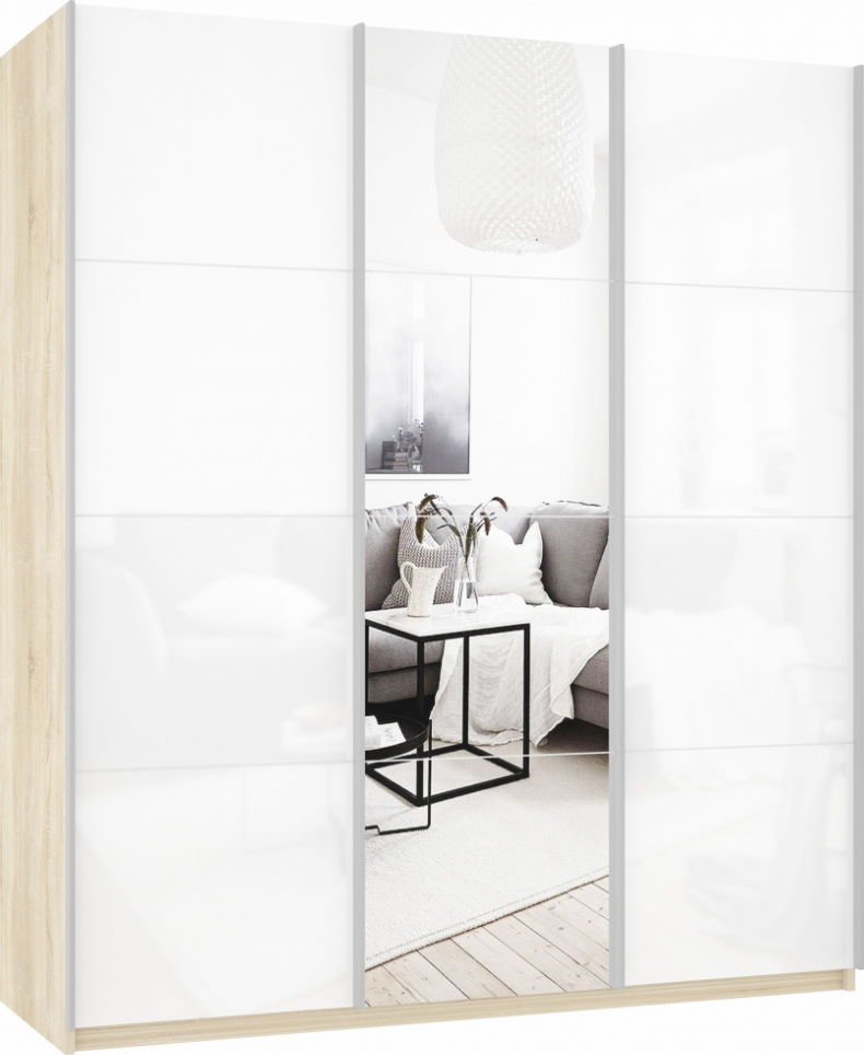 Фото Шкаф-купе Прайм (2,1 - 3 двери) от производителя Мебельная компания Е1 в Саках по цене 48&nbsp;840 ₽