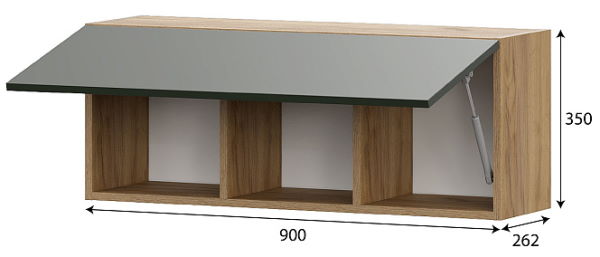 Фото Шкаф навесной Милан в Саках по цене 5 020 ₽ от производителя SV-мебель, код товара 2000002559573, 2000002559580 шт Фото Шкаф навесной Милан от производителя SV-мебель в Саках по цене 5 020 ₽