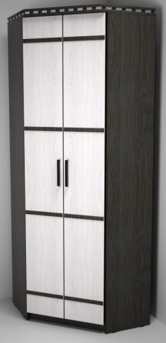 Фото Шкаф Ольга-13 (80) угловой  от производителя Фант-мебель в Саках по цене 12&nbsp;040 ₽