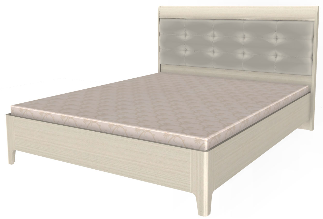 Фото Кровать двуспальная Камелия КР-2073 (СМ 160х200) с ламельным основанием от производителя Лером в Саках по цене 35&nbsp;510 ₽