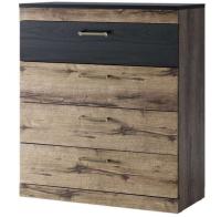 Комод 4S Джаггер (Jagger) (дуб монастырский-черный (Анрэкс) ) в Саках от производителя 