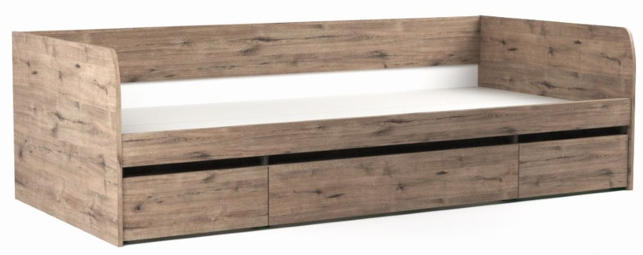 Фото Кровать односпальная Денвер (СМ 90х200) с ящиками с основанием от производителя СБК в Саках по цене 25&nbsp;200 ₽