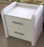 Фото  тумба прикроватная с мягкими подлокотниками клеопатра производитель Дюарт