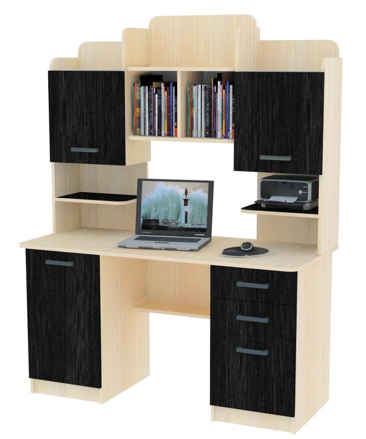 Фото Стол компьютерный СК-9  в Саках по цене 14 540 ₽ от производителя Пирамида, код товара 2000001208250, 2000001208267, 2000001208274 шт Фото Стол компьютерный СК-9  от производителя Пирамида в Саках по цене 14 540 ₽