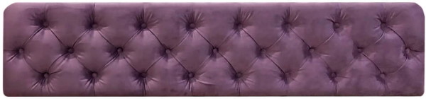 Мягкая спинка МС-02 (1860х64xh400) (Корпус ЛДСП/ткань , цвет фиолетовая)