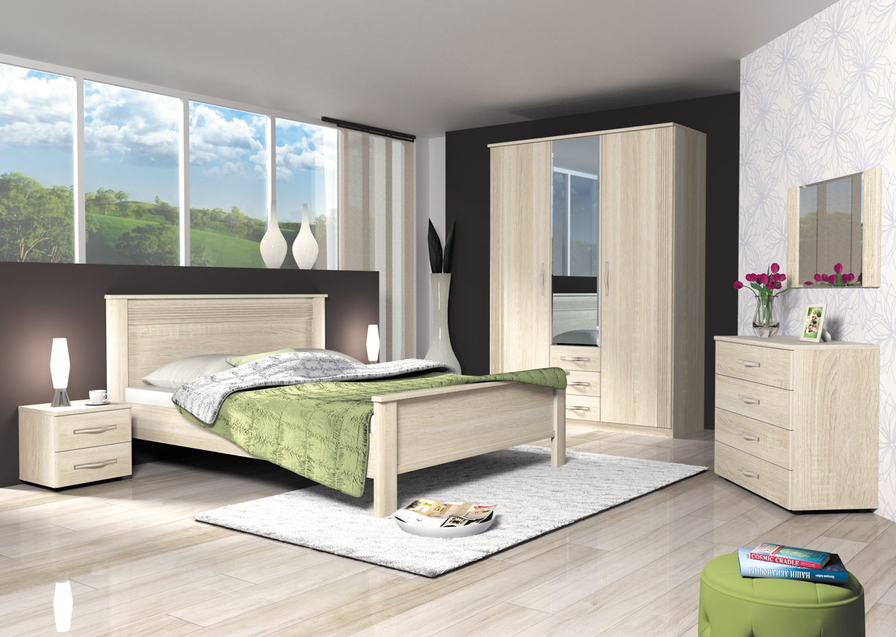 Фото Кровать двуспальная Диана Д3 (СМ 160х200) без основания от производителя Заречье в Саках по цене 13 940 ₽