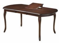 Стол обеденный Аликанте (Alicante AL-T4EXЗ) (№4 массив дерева, мдф шпон-темный орех,  темный орех (ТМК) ) в Саках от производителя 