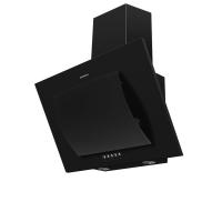 Вытяжка наклонная Tower round 50 (500х310хh790(970)) (Материал Металл/Стекло , Цвет Черный/Черный) в Саках от производителя 