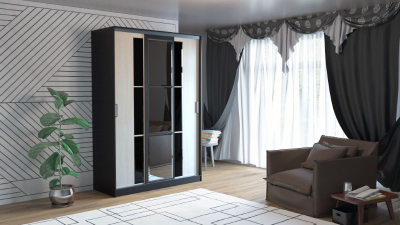 Фото Шкаф-купе ПШ-3.2 (3 двери) от производителя Росток в Саках по цене 32&nbsp;390 ₽