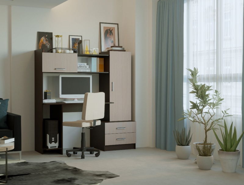 Фото Стол компьютерный ПКС-7 (1,5) от производителя ПАМИР в Саках по цене 11&nbsp;440 ₽