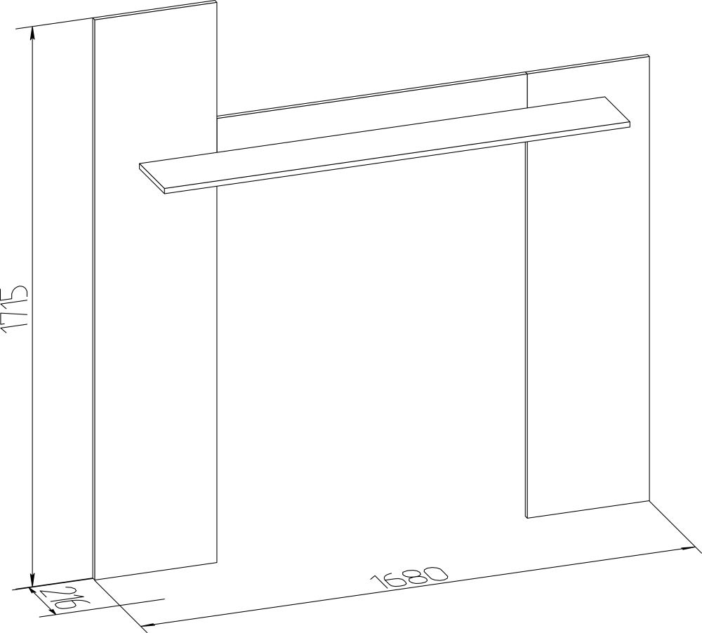 Фото Полка навесная Леон-4  в Саках по цене 2 850 ₽ от производителя Глазов, код товара 2000001597835 шт Фото Полка навесная Леон-4  от производителя Глазов в Саках по цене 2 850 ₽