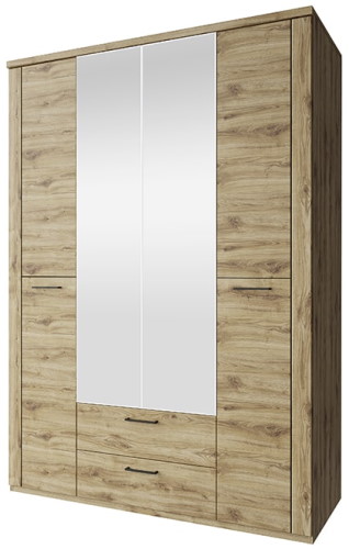 Фото Шкаф 4DG2S Дорсет (Doorset) (150) четырехдверный от производителя Анрэкс в Саках по цене 47 800 ₽