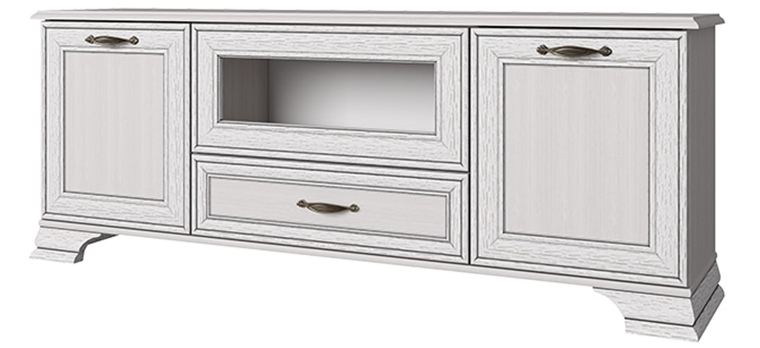 Фото Тумба RTV 1V2D1S Тиффани (Tiffany) от производителя Анрэкс в Саках по цене 22 980 ₽
