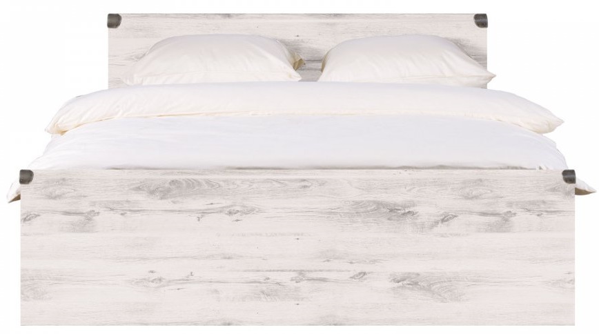 Фото Кровать двуспальная Индиана JLOZ (СМ 160х200) без основания от производителя Black Red White (БРВ) в Саках по цене 17&nbsp;850 ₽