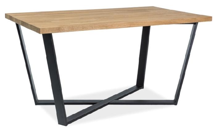 Стол обеденный Signal Marcello (1,8) (металл, шпон-дуб,  черный (Signal) )