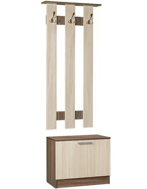 Фото Вешалка с тумбой малая Машенька от производителя Мебель Маркет в Саках по цене 5 530 ₽