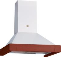 Вытяжка купольная Stevia 160 (600х500хh680(970)) (Материал Металл/Дерево , Цвет Белый/Вишня) в Саках от производителя 