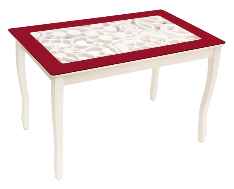 Фото Стол обеденный Стиль 2 Ажур III mini  от производителя Мебель из стекла в Саках по цене 11 920 ₽