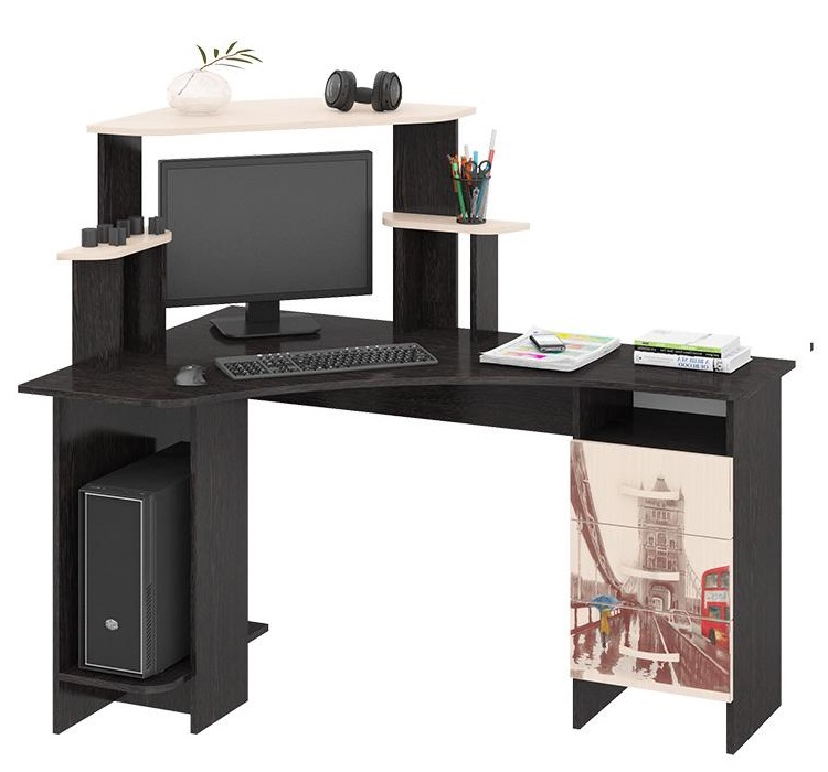 Фото Стол компьютерный Бумеранг-3Н(М) (Л) от производителя ТриЯ в Саках по цене 15 410 ₽