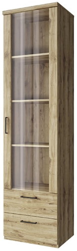 Фото Шкаф с витриной 1V2S Дорсет (Doorset) от производителя Анрэкс в Саках по цене 16 980 ₽