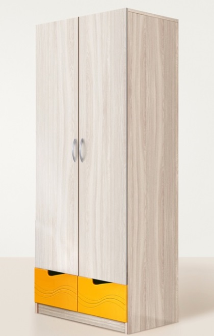 Фото Шкаф Бриз МДФ (90) двухдверный  от производителя Диал в Саках по цене 9&nbsp;520 ₽