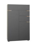 Комод комбинированный Анталия  (дуб сонома-белый софт (Горизонт) ) в Саках от производителя 