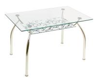 Фото stoly-obedennye-neraskladnye стол обеденный а615 с полкой производитель Мебель из стекла