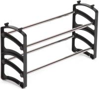 Обувница SR-1067-BK/SH32B  (черный-хром (Tetchair) ) в Саках от производителя в интернет магазине Планета Комфорта Обувница SR-1067-BK/SH32B  (черный-хром (Tetchair) ) в Саках от производителя