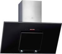 Вытяжка наклонная Abelia 190 (900х400хh857(1332)) (Материал Металл/Стекло , Цвет Металлик/Черный) в Саках от производителя 