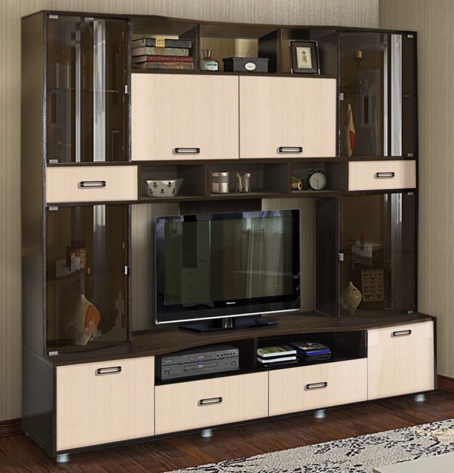 Фото Гостиная Аллегро вар.№4 ЛДСП от производителя Диал в Саках по цене 21&nbsp;710 ₽