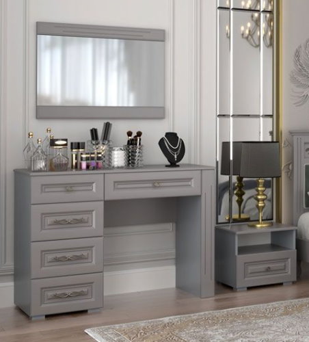 Фото Зеркало настенное Олимп с декоративными планками от производителя Браво-мебель в Саках по цене 4 420 ₽