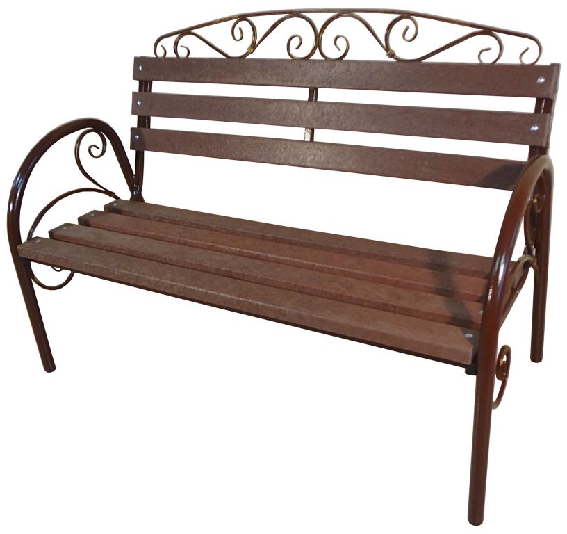 Фото Скамья Дуэт-Люкс (1264х680хh930) от производителя Металл-Конструкция в Саках по цене 11 280 ₽