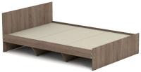 Кровать двуспальная К-14 (СМ 160х200) комплектуется настилом ( 160х200 , ЛДСП , венге , без подъемного мех. , без ящиков , без матраса (Ромис) ) в Саках от производителя 