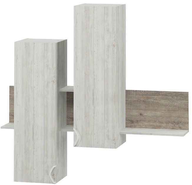 Фото Шкаф навесной Сиэтл 2х секционный от производителя Регина в Саках по цене 7 570 ₽