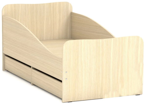 Фото Кровать односпальная детская К-15 (СМ 80х160) комплектуется настилом от производителя Ромис в Саках по цене 11 720 ₽