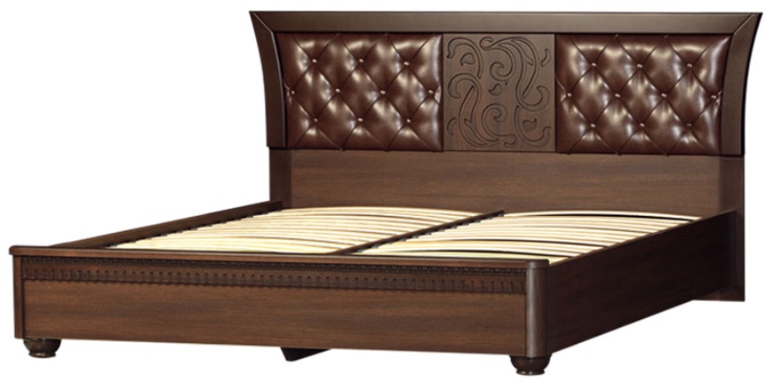 Фото Кровать двуспальная Лючия 200 (СМ 180x200) с основанием от производителя Яна в Саках по цене 51 390 ₽