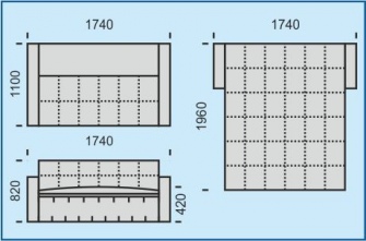 Фото Диван Вери (1,65м) от производителя НТКО в Саках по цене 50 570 ₽