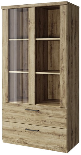 Фото Шкаф с витриной 1V2S3N Дорсет (Doorset) от производителя Анрэкс в Саках по цене 17 680 ₽