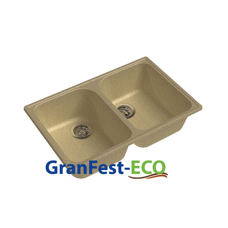Фото Мойка Granfest eco-15 (ГР 740х480хh200) (шир.ящ.min 720) без сифона от производителя Granfest в Саках по цене 4 750 ₽