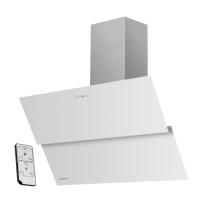 Вытяжка наклонная Plym 60 (596х410хh835(1115)) (Материал Металл/Стекло , Цвет Металлик/Черный) в Саках от производителя 