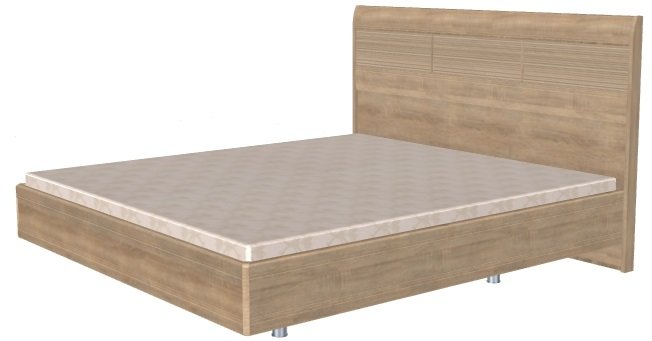 Фото Кровать двуспальная Мелисса КР-2804 (СМ 180х200) с ламельным основанием от производителя Лером в Саках по цене 34 700 ₽