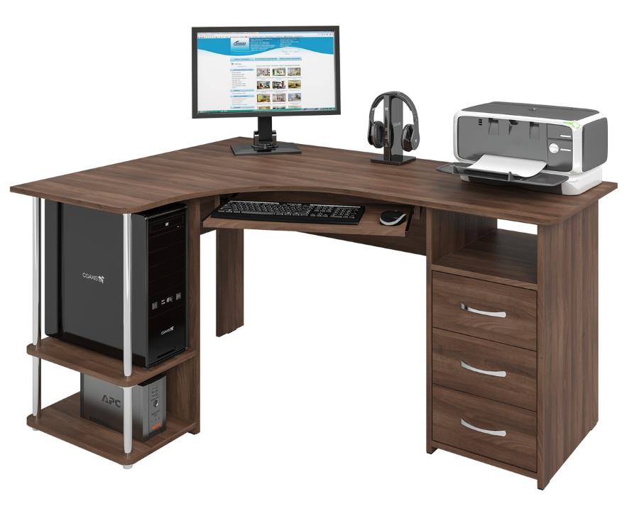 Фото Стол компьютерный С-237 в Саках по цене 17 930 ₽ от производителя Компасс, код товара 2000001239995, 2000001240007, 2000001240014, 2000001240021 шт Фото Стол компьютерный С-237 от производителя Компасс в Саках по цене 17 930 ₽