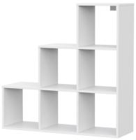 Стеллаж Токио (лесенка) (белый текстурный (No name) ) в Саках от производителя 