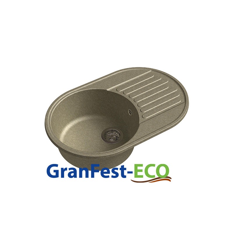 Фото Мойка Granfest eco-18 (ГР 740х480хh200) (шир.ящ.min 720) без сифона от производителя Granfest в Саках по цене 4 050 ₽