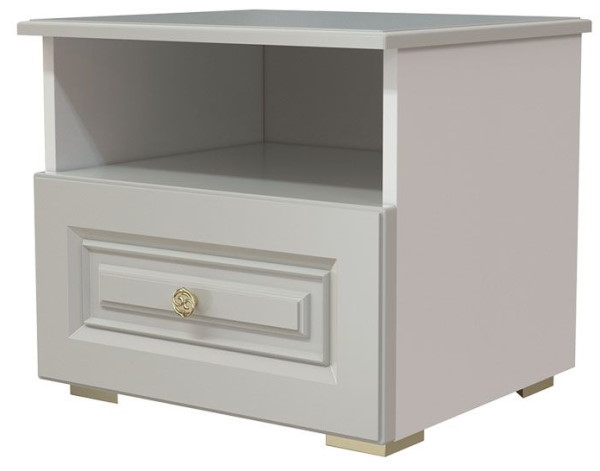 Фото Тумба прикроватная Олимп (1 ящ.) от производителя Браво-мебель в Саках по цене 6 140 ₽