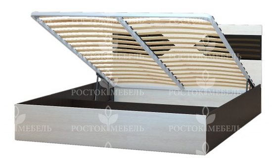 Фото Кровать двуспальная Ника-1 КД-2.9 (СМ 160х200) с подъемным механизмом от производителя Росток в Саках по цене 26 360 ₽