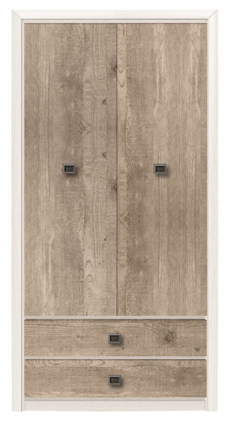 Фото Шкаф Коен SZF2D2S (104) двухдверный от производителя Black Red White (БРВ) в Саках по цене 28&nbsp;400 ₽