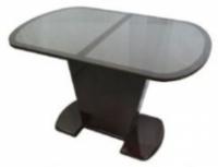 Стол обеденный кожа