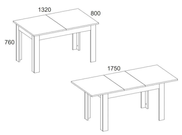 Фото Стол раздвижной Брасс (Brass) от производителя Анрэкс в Саках по цене 16 170 ₽